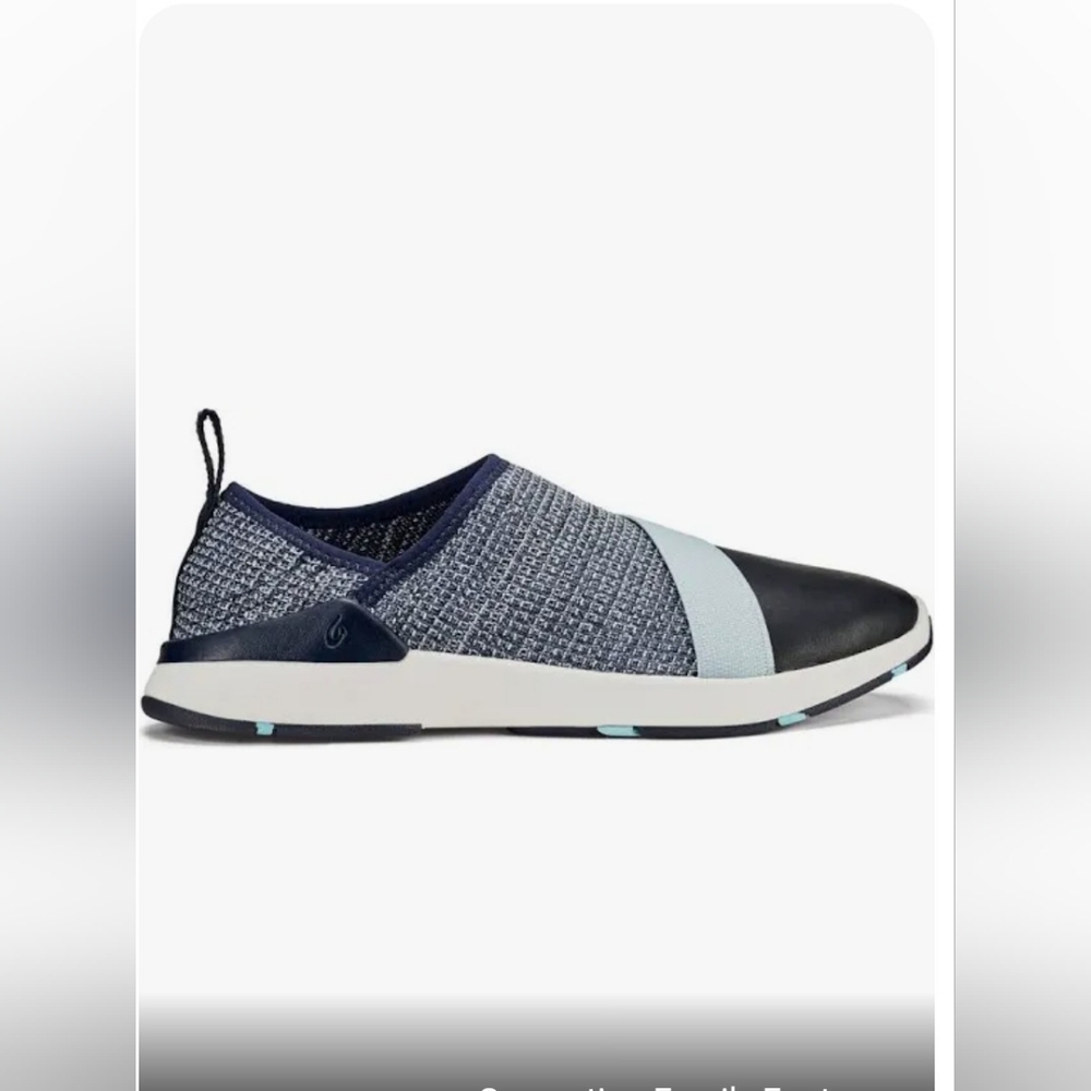 NEW in Box Olukai Women's Slip-On Shoes - Black and Grey